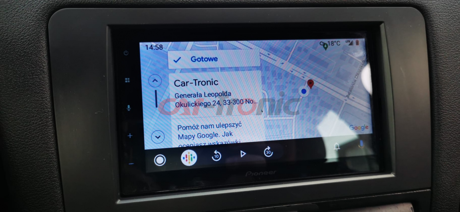 Stacja multimedialna 2 DIN Pioneer SPH-DA360DAB. Apple CarPlay i Android Auto