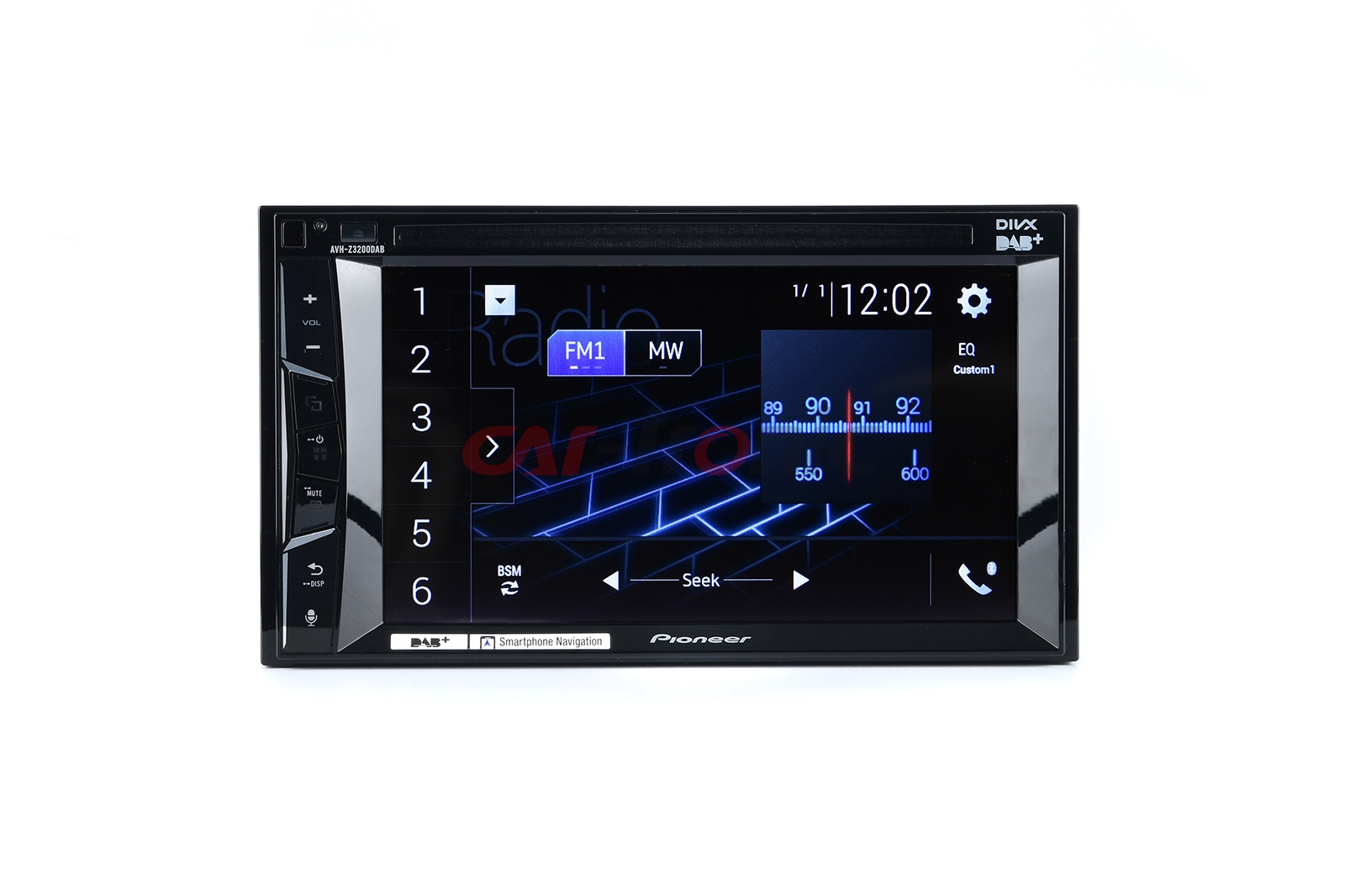 Stacja multimedialna Pioneer AVH-Z3200DAB.  Apple CarPlay.