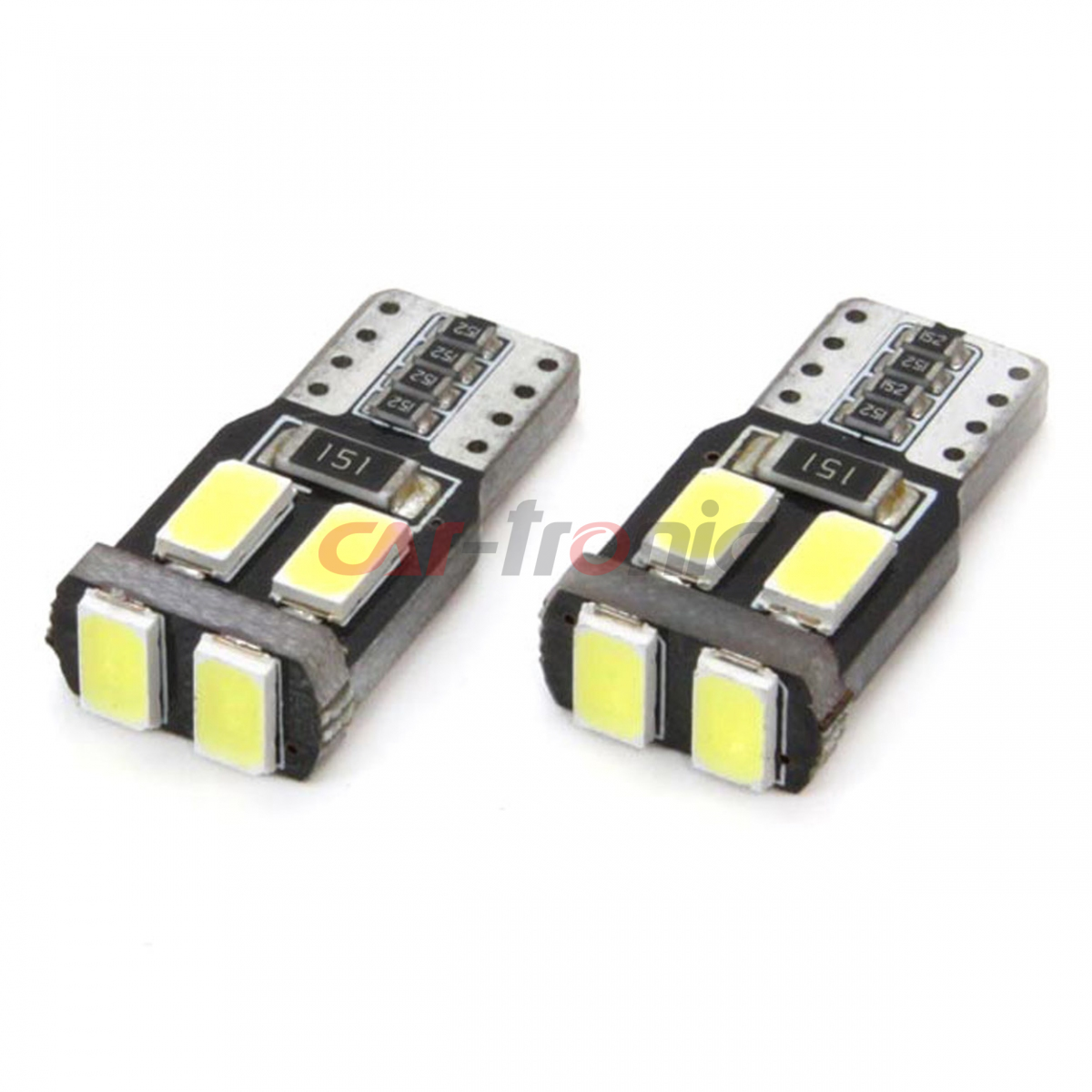 Żarówki LED CANBUS 6SMD 5730 T10 W5W White AMIO-01622