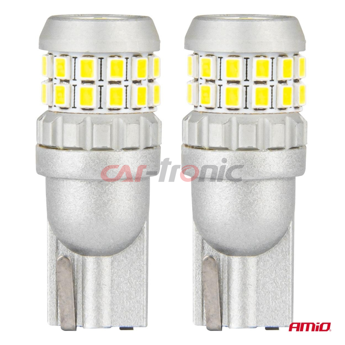 Żarówki LED CANBUS T10 W5W 30SMD 2016 White 12V 24V AMIO-04233