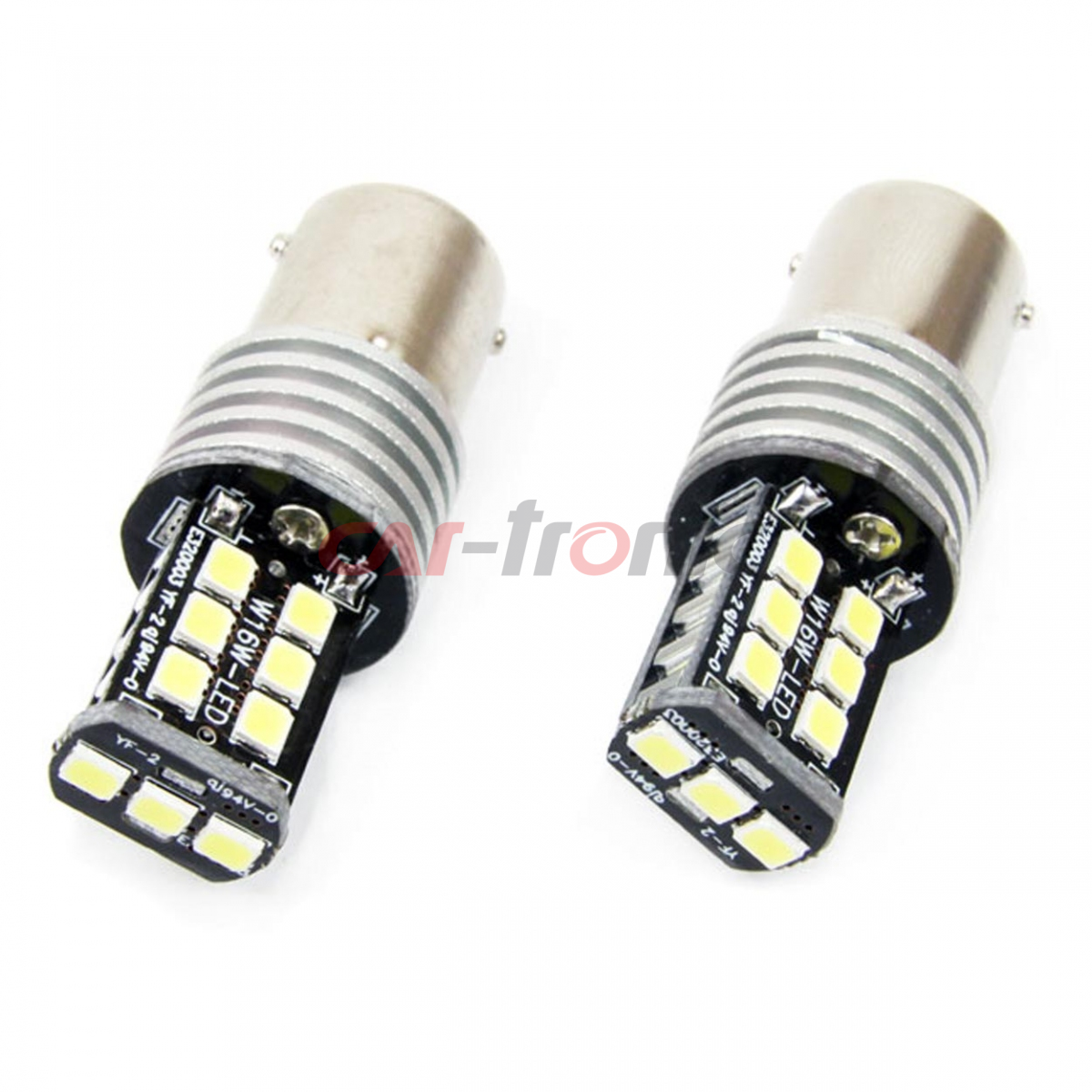 Żarówki LED CANBUS 2835 15SMD 1156 BA15S P21W R10W R5W White 12V 24V AMIO-01293