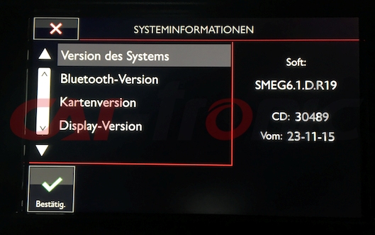 Interfejs kamery cofania Peugeot/Citroen SMEG+ (iV2)