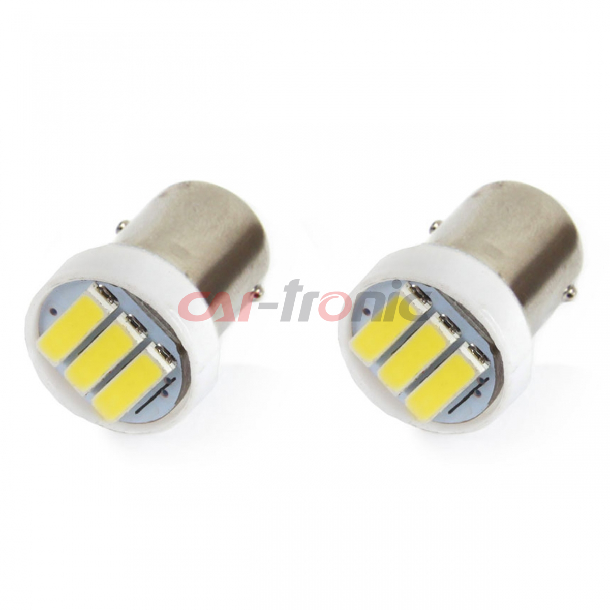 Żarówki LED STANDARD T4W BA9s 3xSMD 7020 12V AMIO-01097