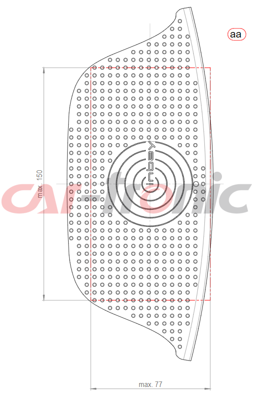 Inbay ładowarka indukcyjna Citroen C4 Cactus 09/2014 - 2018