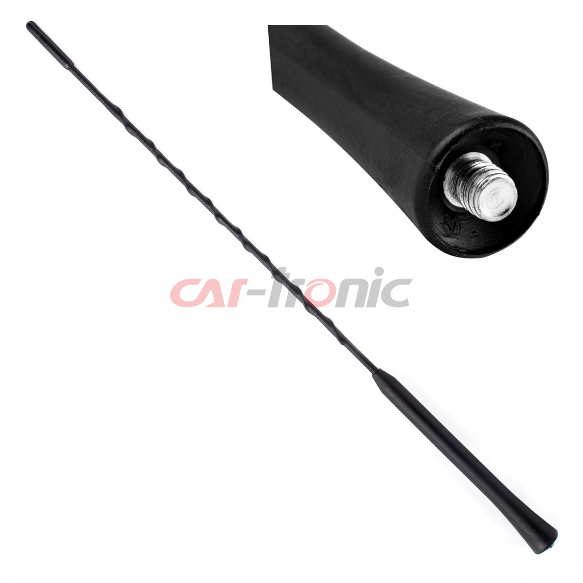 Antena samochodowa maszt anteny aluminium 40 cm ANTM08 AMIO-01296