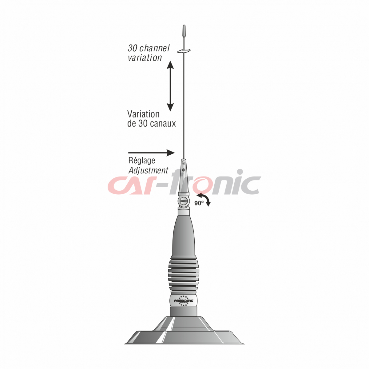 Antena CB President MLA-145