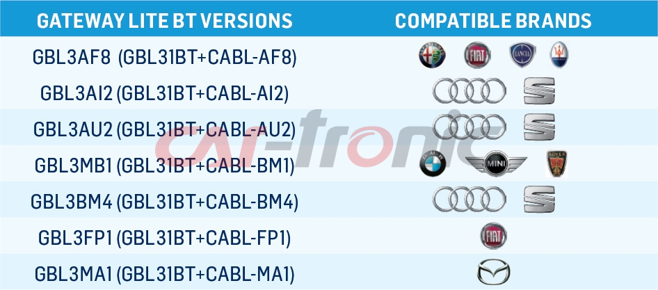 Cyfrowa zmieniarka Dension Bluetooth,USB,iPod,iPhone,AUX - Skoda Fabia, Octavia Stream