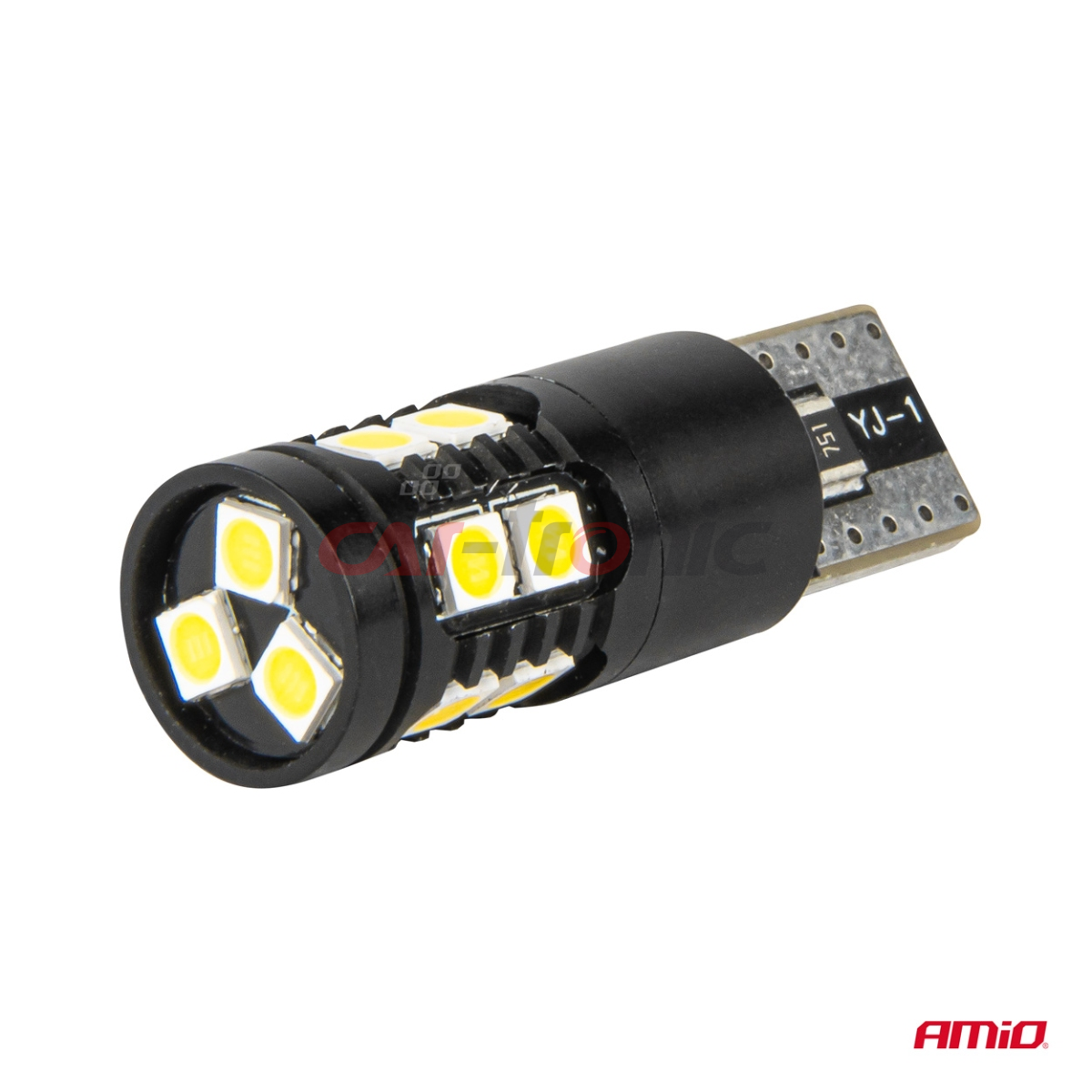 Żarówki LED CANBUS T10 W5W 13SMD 3030 White 12V 24V AMIO-04259