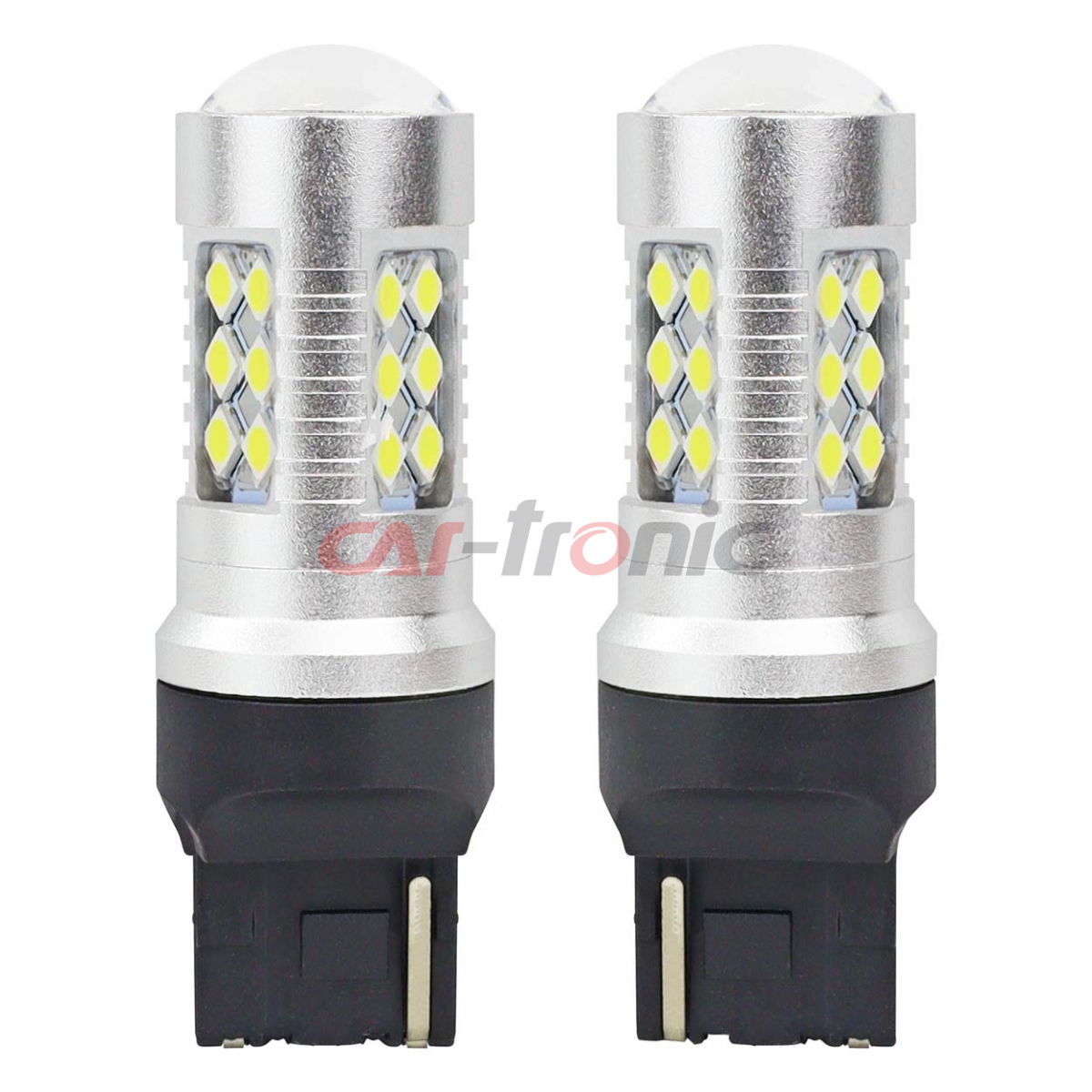 Zarówki LED CANBUS 3030 24SMD T20 7440 W21W White 12V 24V AMIO-01173