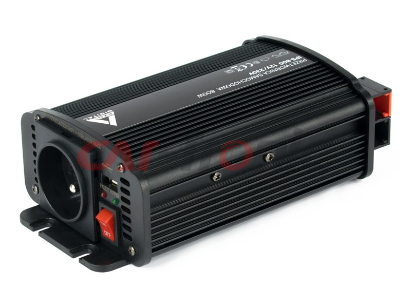 Samochodowa przetwornica napięcia 12 VDC / 230 VAC IPS-800U 800W