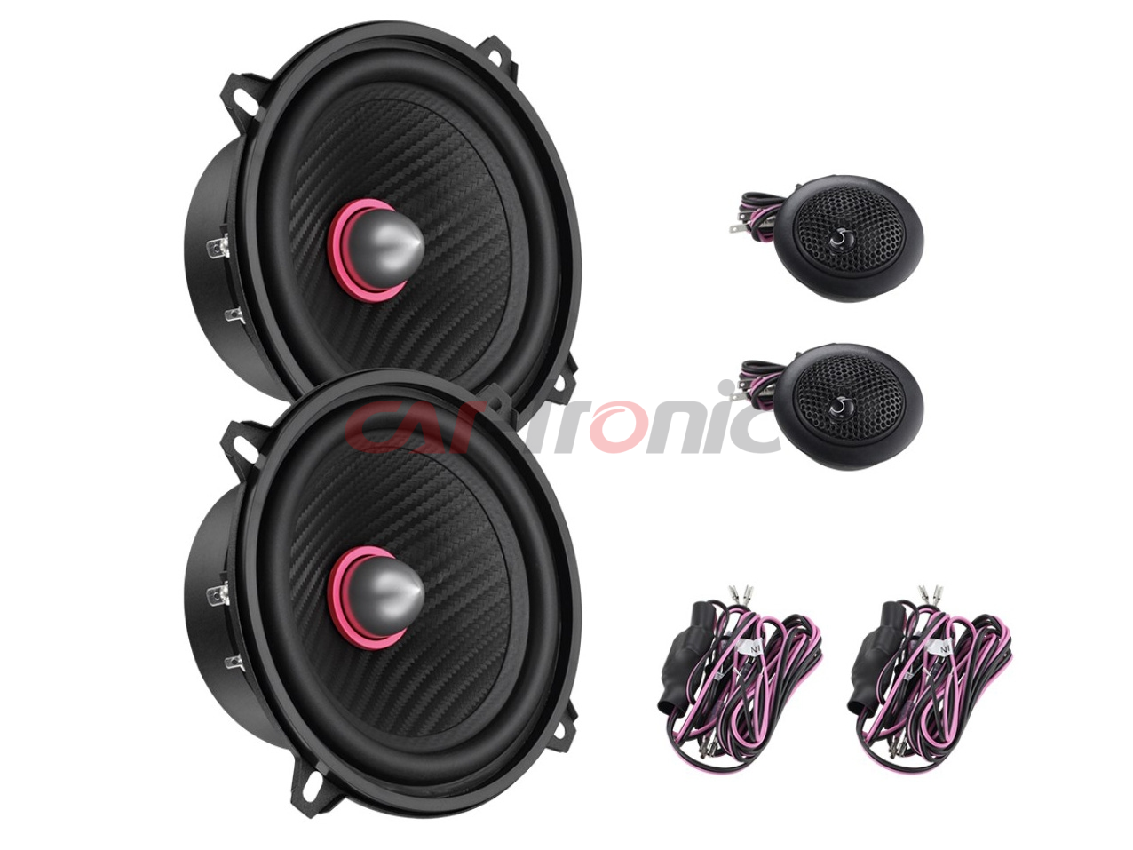 Głośniki samochodowe BASSFACE INDY CX5 130 mm, 2x 60W RMS, 4 Ohm