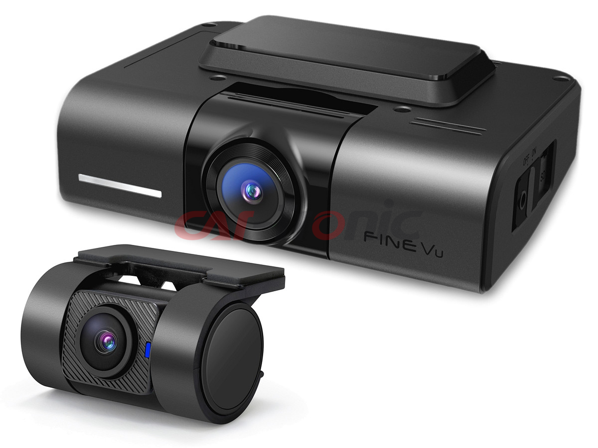 Wideorejestrator FineVu GX1000 / 2x Quad HD 2560x1440p (30 kl./s) WiFi, GPS, Fotoradary, karta 32 GB