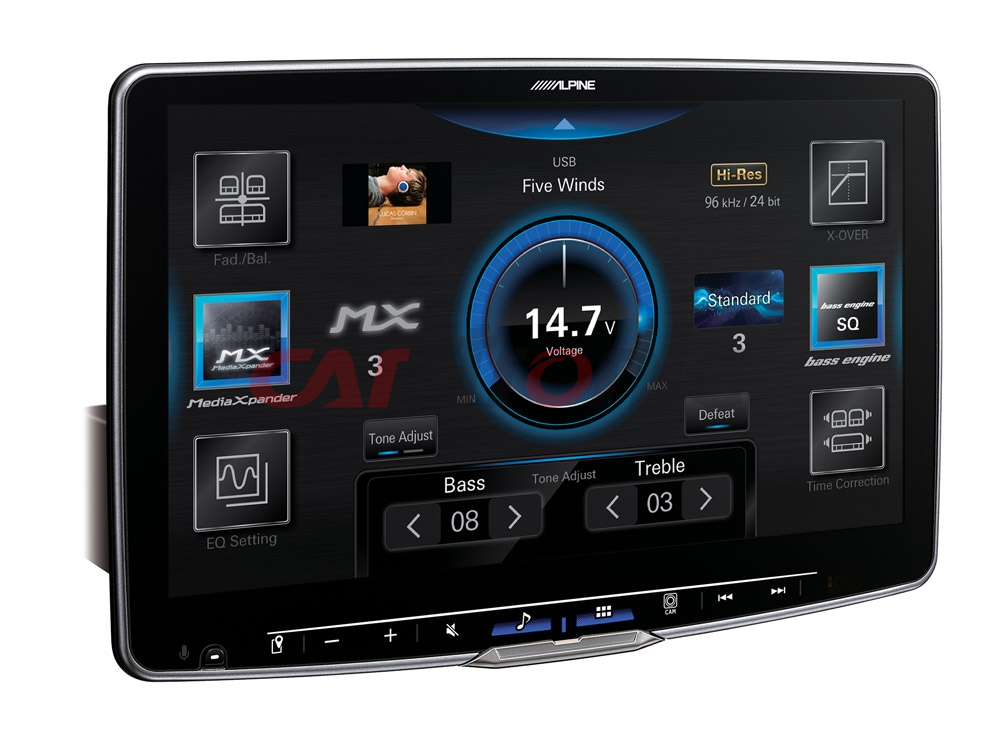 Stacja multimedialna 2 DIN Alpine iLX-F115D. Apple CarPlay i Android Auto