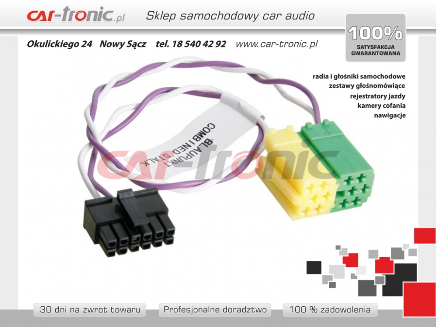 Przewód Blaupunkt ->2010 dla interfejsów ACV,Connects2