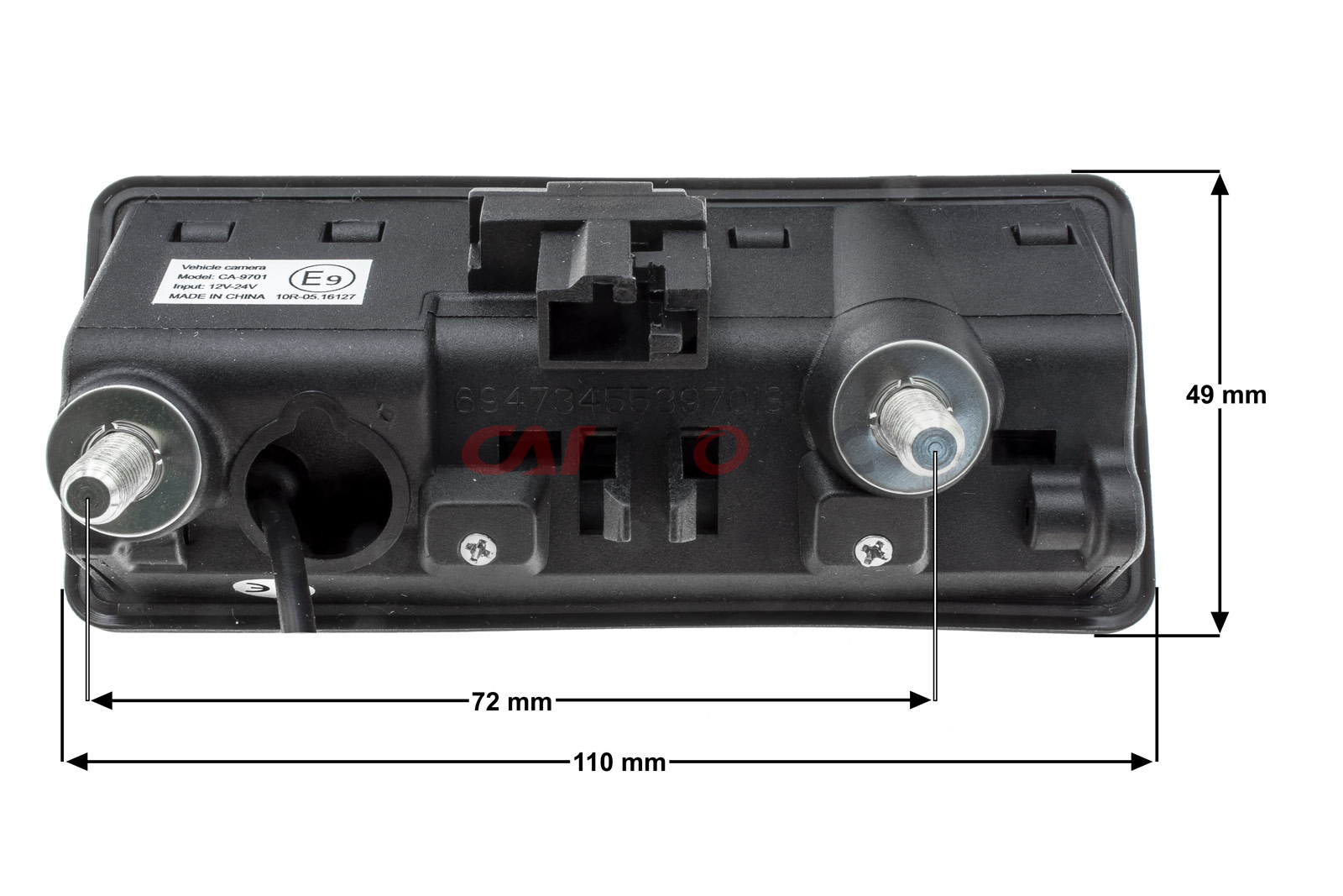 KAMERA COFANIA w klamce bagażnika AUDI-VW-SKODA-PORSCHE CMOS NTSC CA9701