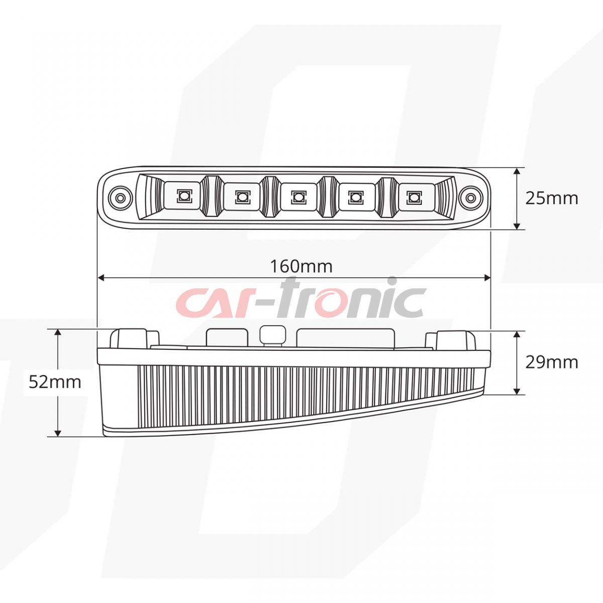 Światła do jazdy dziennej AMiO DRL 506 HP AMIO-01522