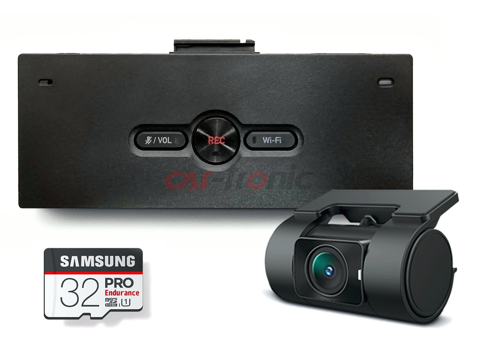 Wideorejestrator FineVu GX33 2xFHD WiFi GPS AI 32GB Fotoradary