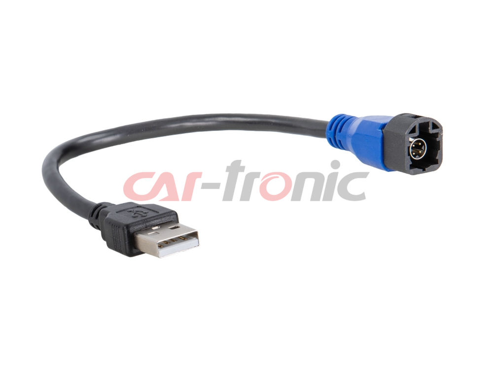 Adapter USB VW różne modele, LVDS niebieski > USB-A