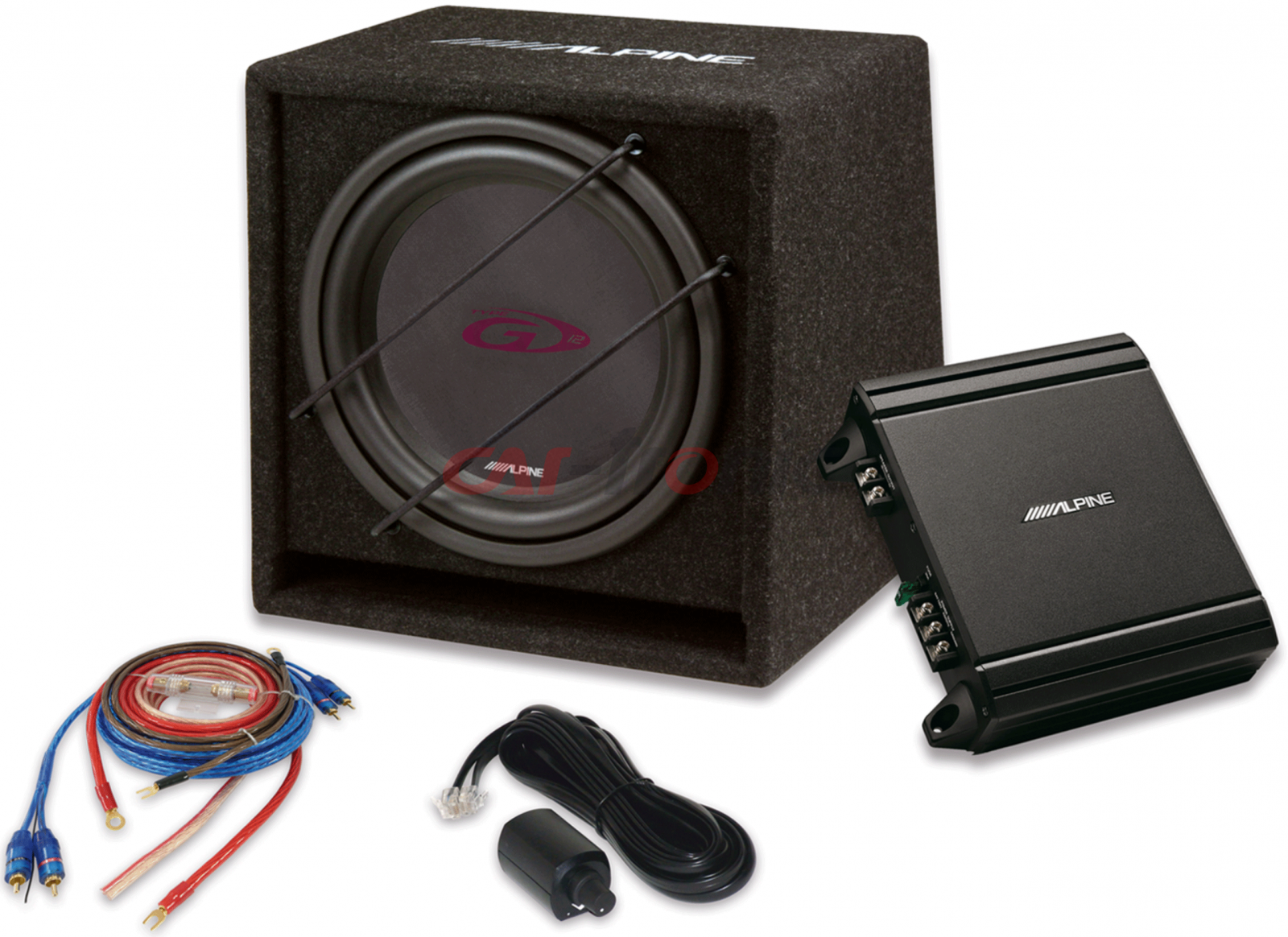 Subwoofer ze wzmacniaczem ALPINE SBG-30KIT