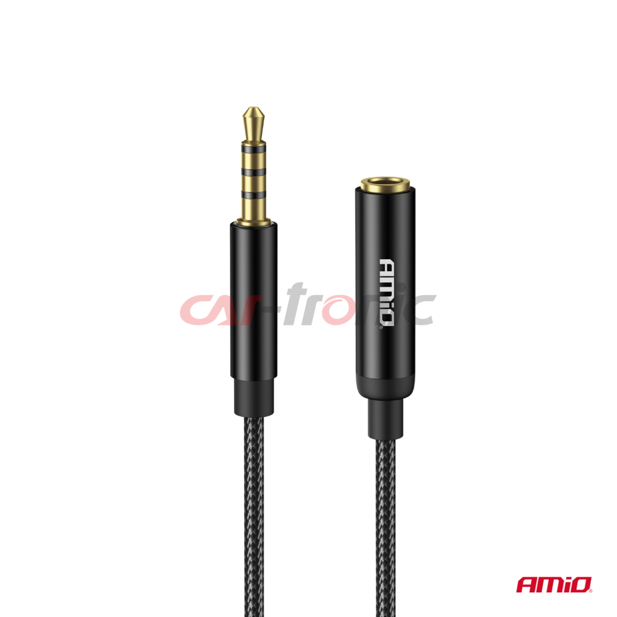 Kabel audio przedłużacz AUX Mini Jack 3.5mm 2m AMIO-04296