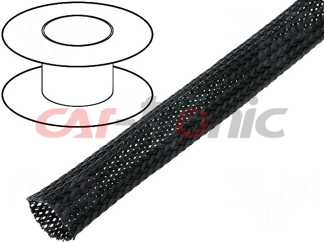 Oplot poliestrowy 5mm (4-9mm) czarny