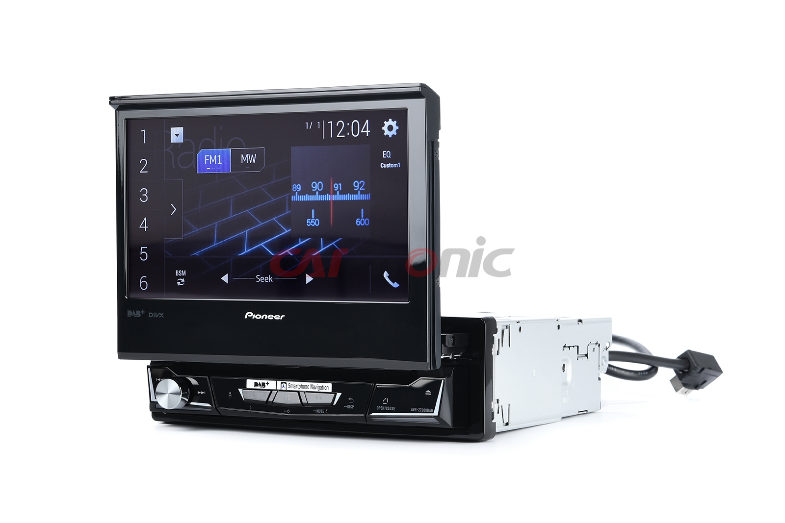 Stacja multimedialna Pioneer AVH-Z7200DAB. Apple CarPlay i Android Auto