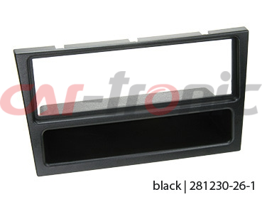 Ramka radiowa 1 DIN Opel Agila, Corsa, Meriva, Omega, Signum, Vectra 2000 - 2006 czarna