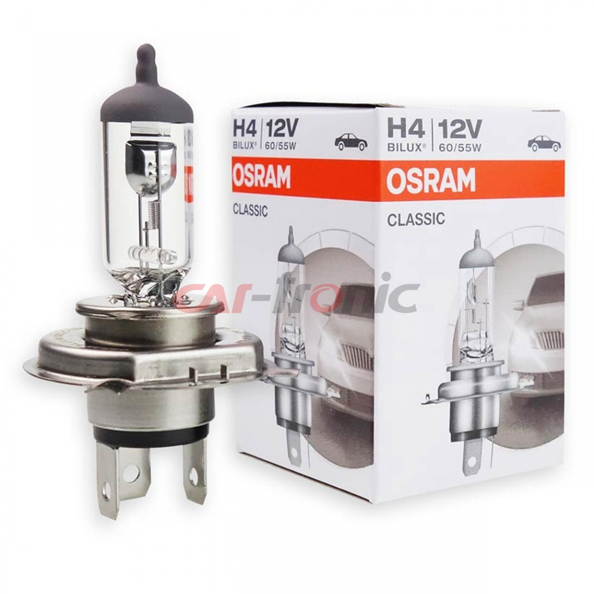 Żarówka halogenowa Osram Classic H4 12V 60/55 P43T