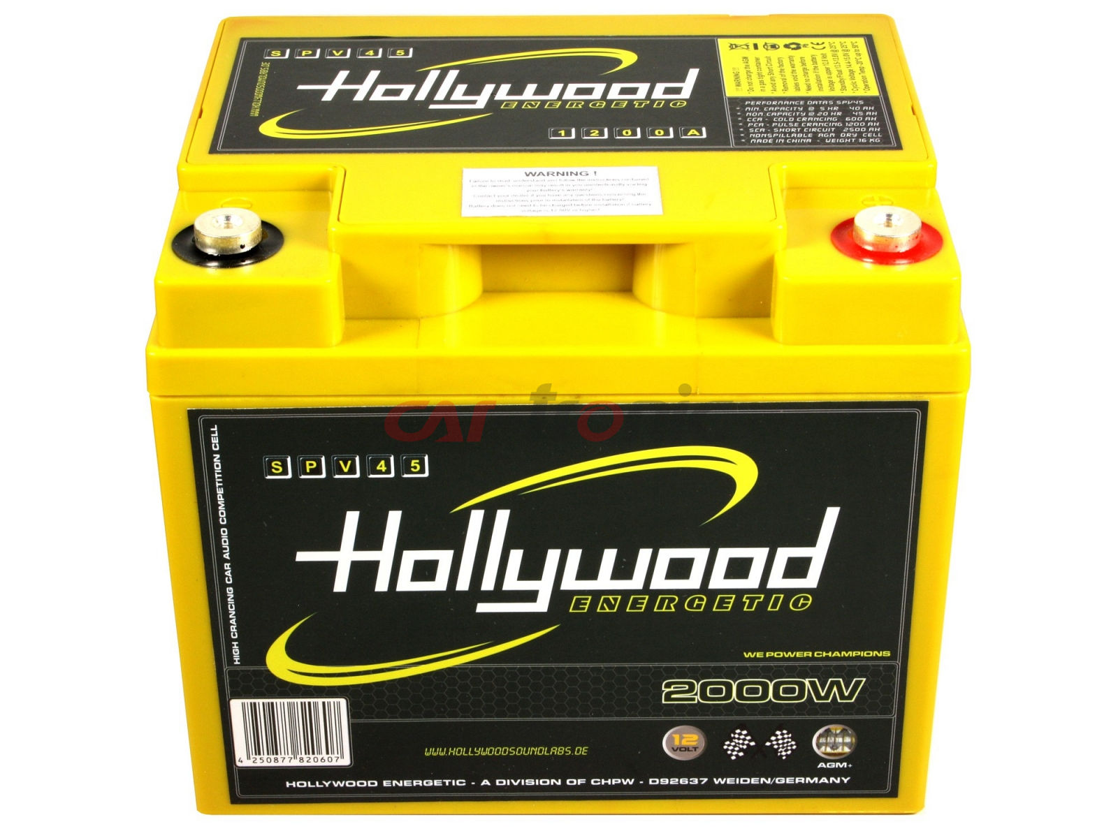 Akumulator Hollywood SPV-45 12V, 2000W, 45Ah