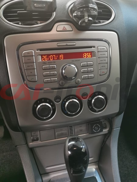 Ramka radiowa 2 Din Ford  FOCUS,C-MAX,S-MAX,GALAXY,MONDEO-07,KUGA,S-MAX 07>,Ford Transit Connect Srebrna