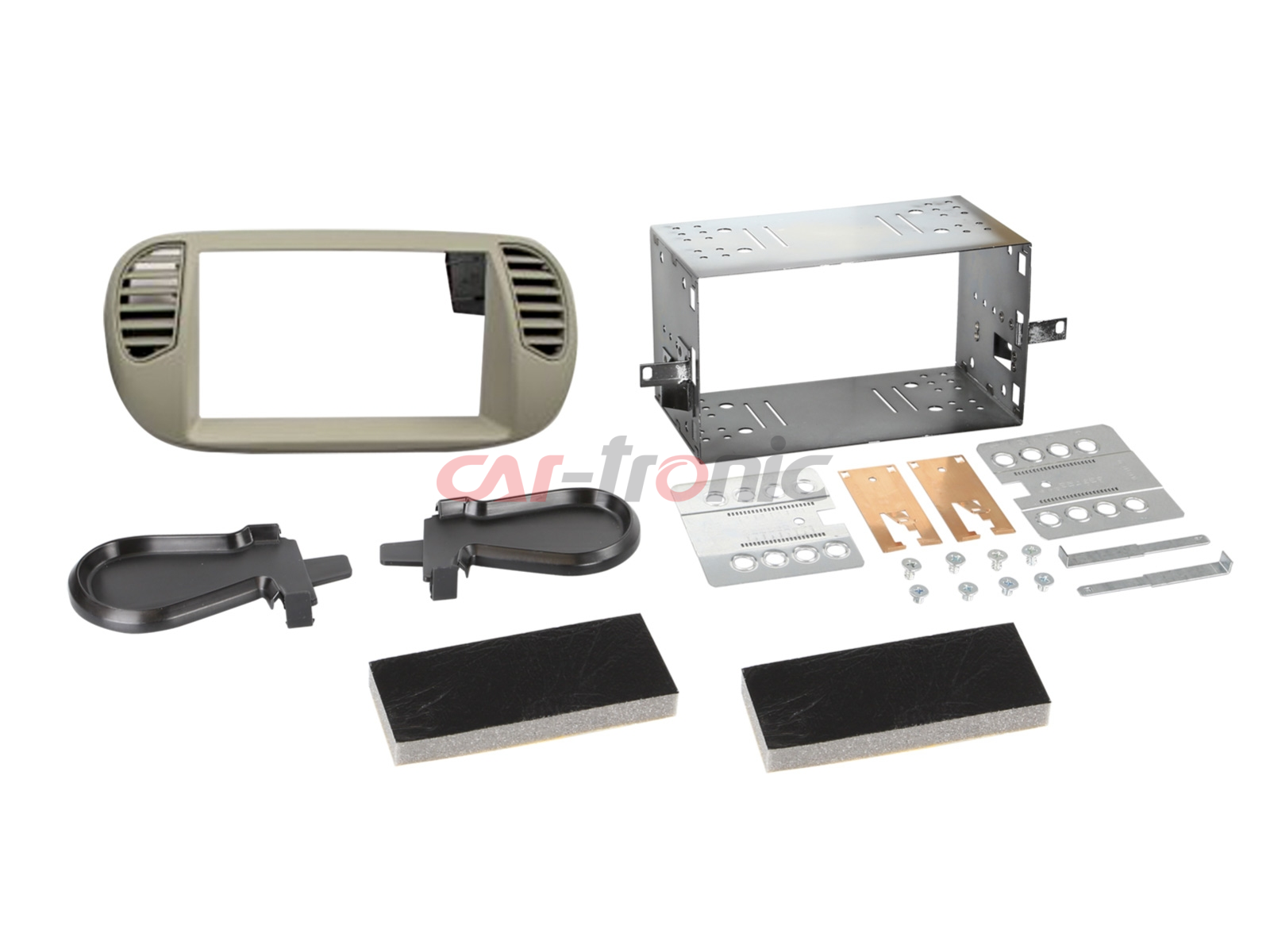 Ramka radiowa 2 DIN Fiat 500 (ZAF 312) 2007 - 2015