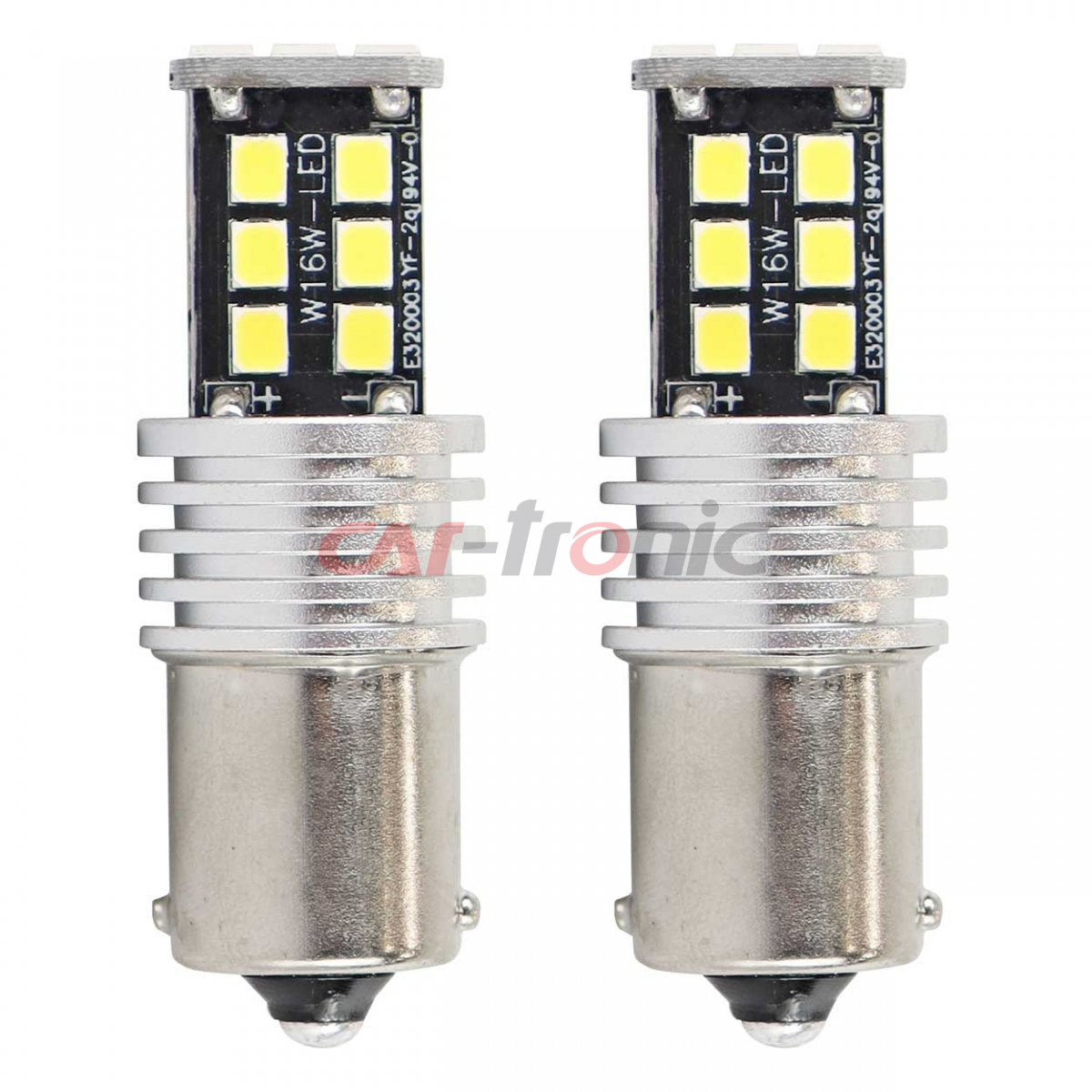 Żarówki LED CANBUS 2835 15SMD 1156 BA15S P21W R10W R5W White 12V 24V AMIO-01293