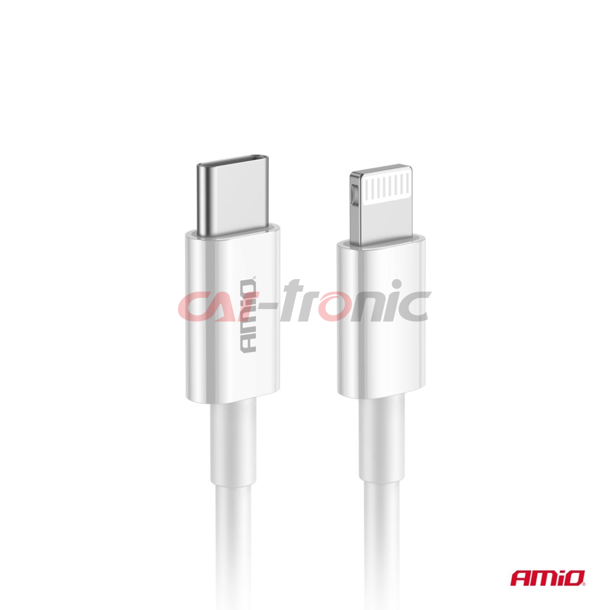 Kabel do ładowania USB-C - LIGHTNING IPHONE PD 20W 100cm FullLINK AMIO-03898