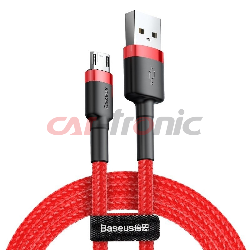 Kabel USB na micro USB Baseus Cafule 1.5A 2m czerwony