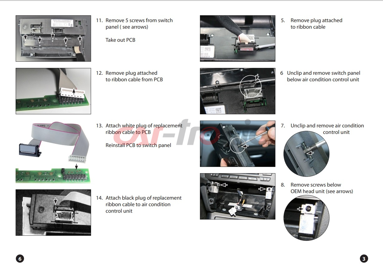 Ramka radiowa BMW 1  E87,W81,E82,E88 manulana klimatyzacja