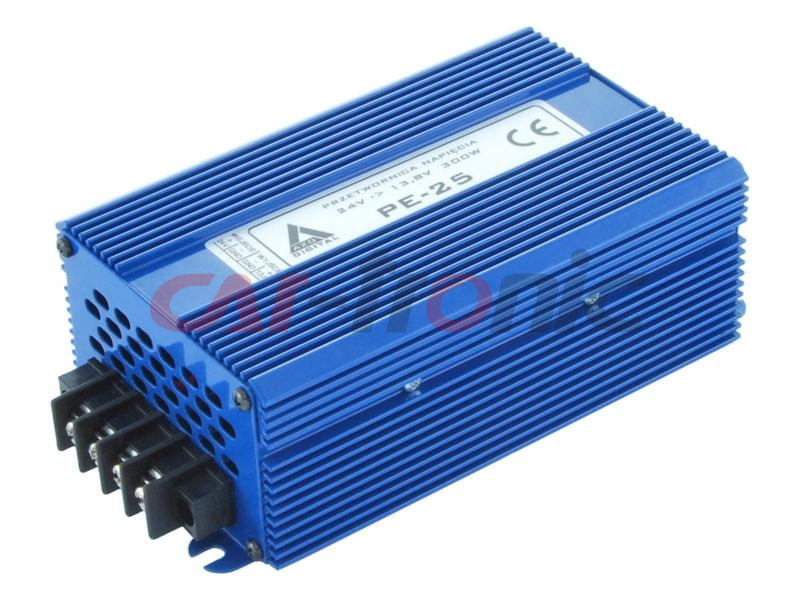 Przetwornica napięcia 24 VDC / 13.8 VDC PE-25 300W