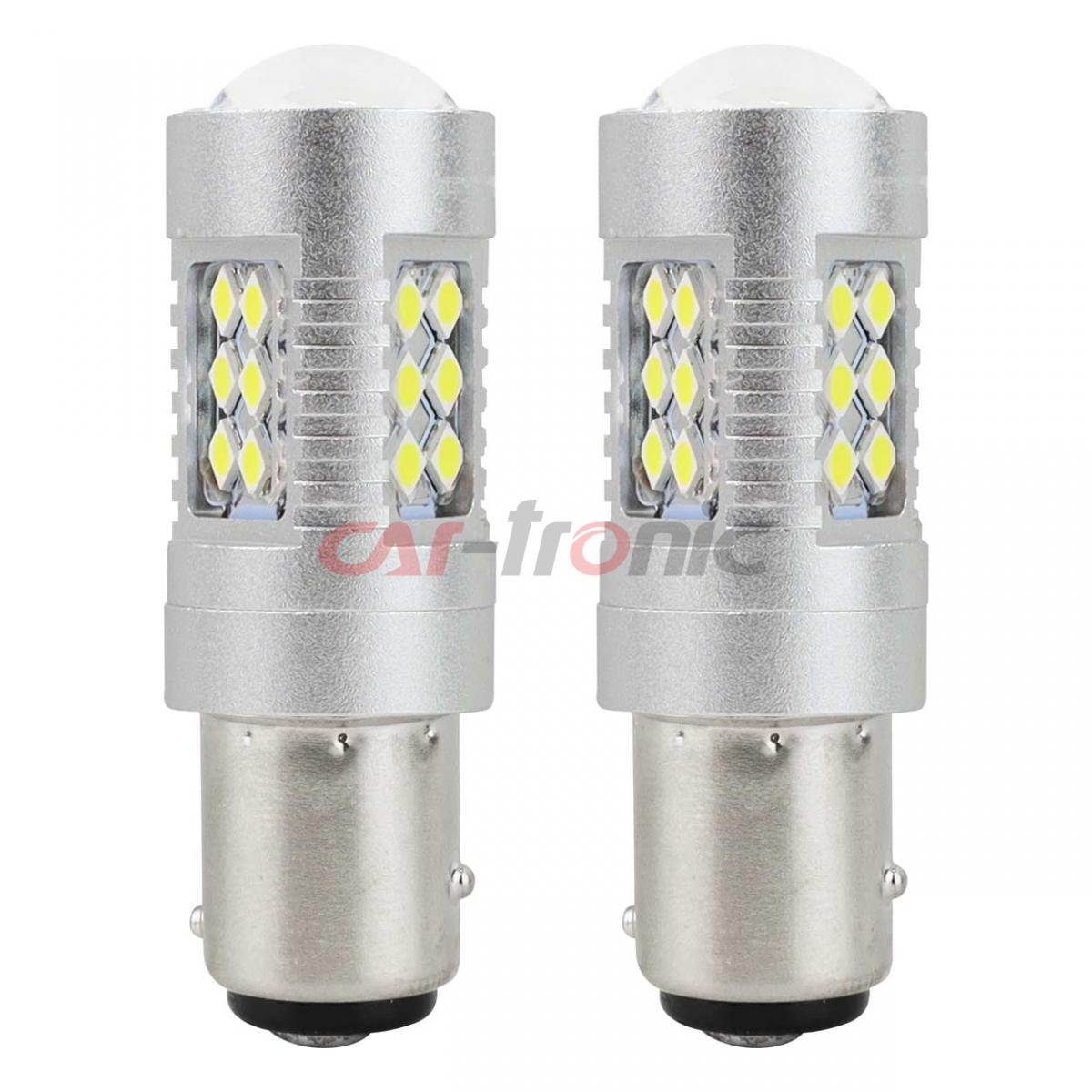 Żarówki LED CANBUS 3030 24SMD 1157 BAY15D P21/5W White 12V 24V AMIO-01438