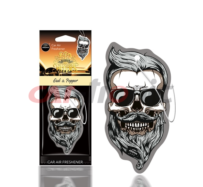 Odświeżacz powietrza MUERTOS Oud&Pepper Skull