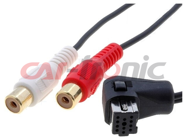 Wejście sygnałowe AUX Pioneer 11pin/2RCA