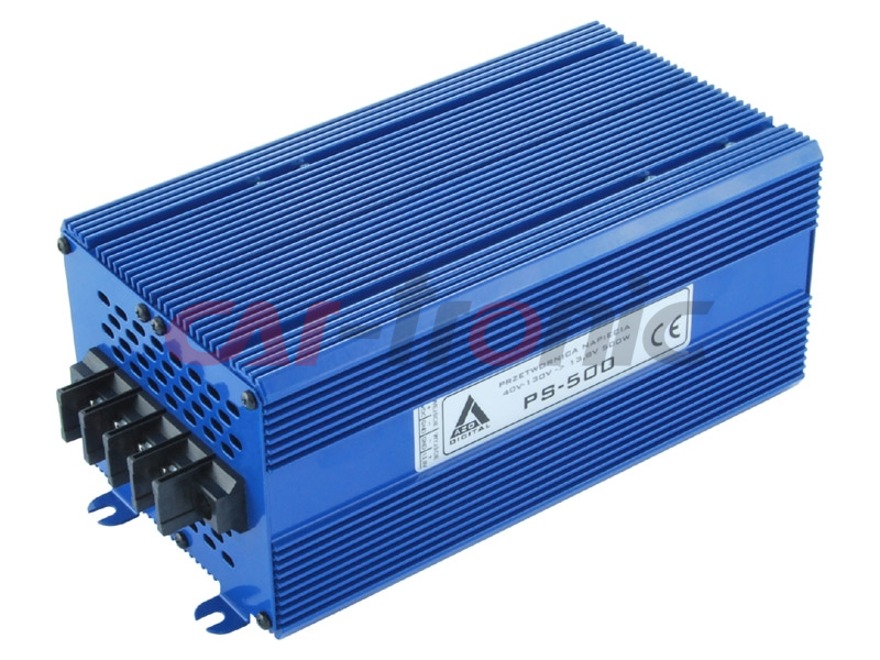 Przetwornica napięcia 40÷130 VDC / 13.8 VDC PS-500-12V 500W izolacja galwaniczna