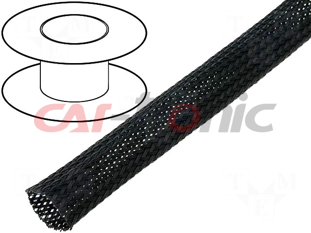 Oplot poliestrowy 3mm (2mm-5mm) czarny