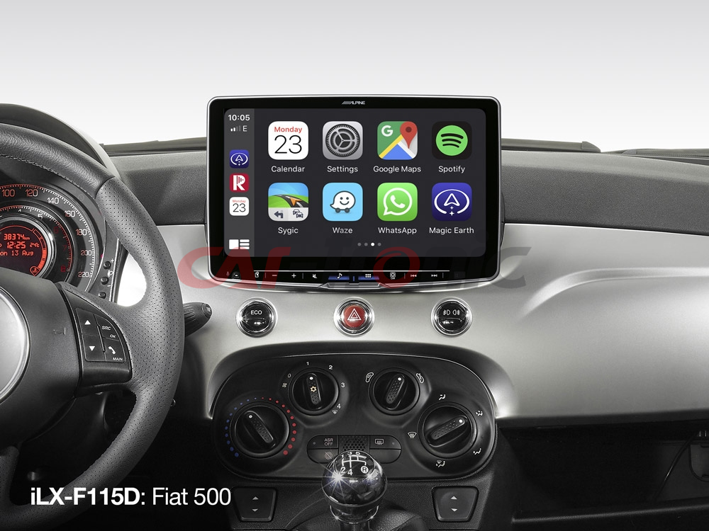 Stacja multimedialna 2 DIN Alpine iLX-F115D. Apple CarPlay i Android Auto