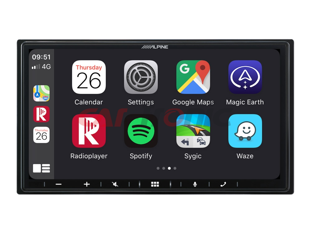 Stacja multimedialna 2 DIN Alpine ILX-W690D. Apple CarPlay i Android Auto