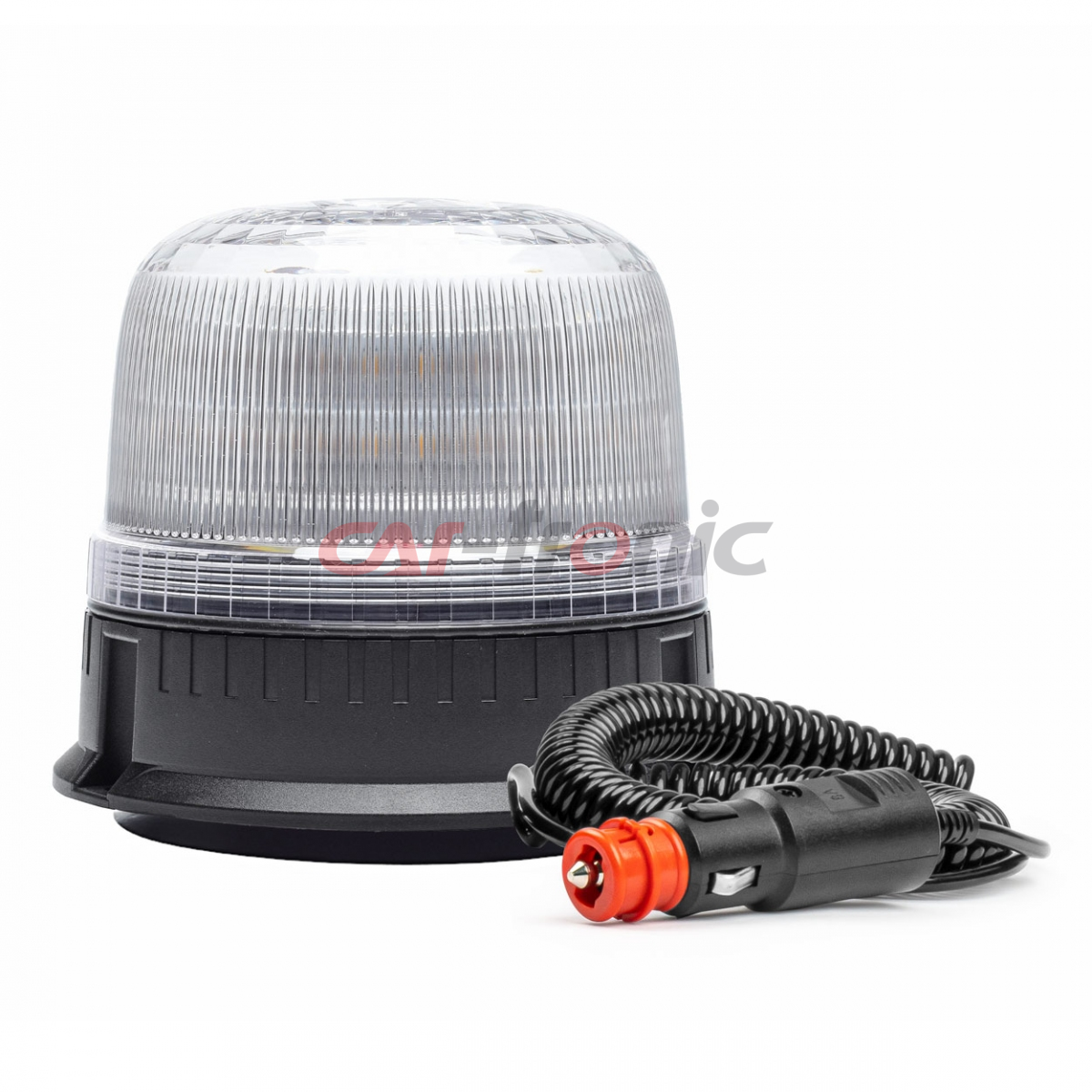 Lampa ostrzegawcza błyskowa kogut 24 LED W25M 12V 24V AMIO-03340