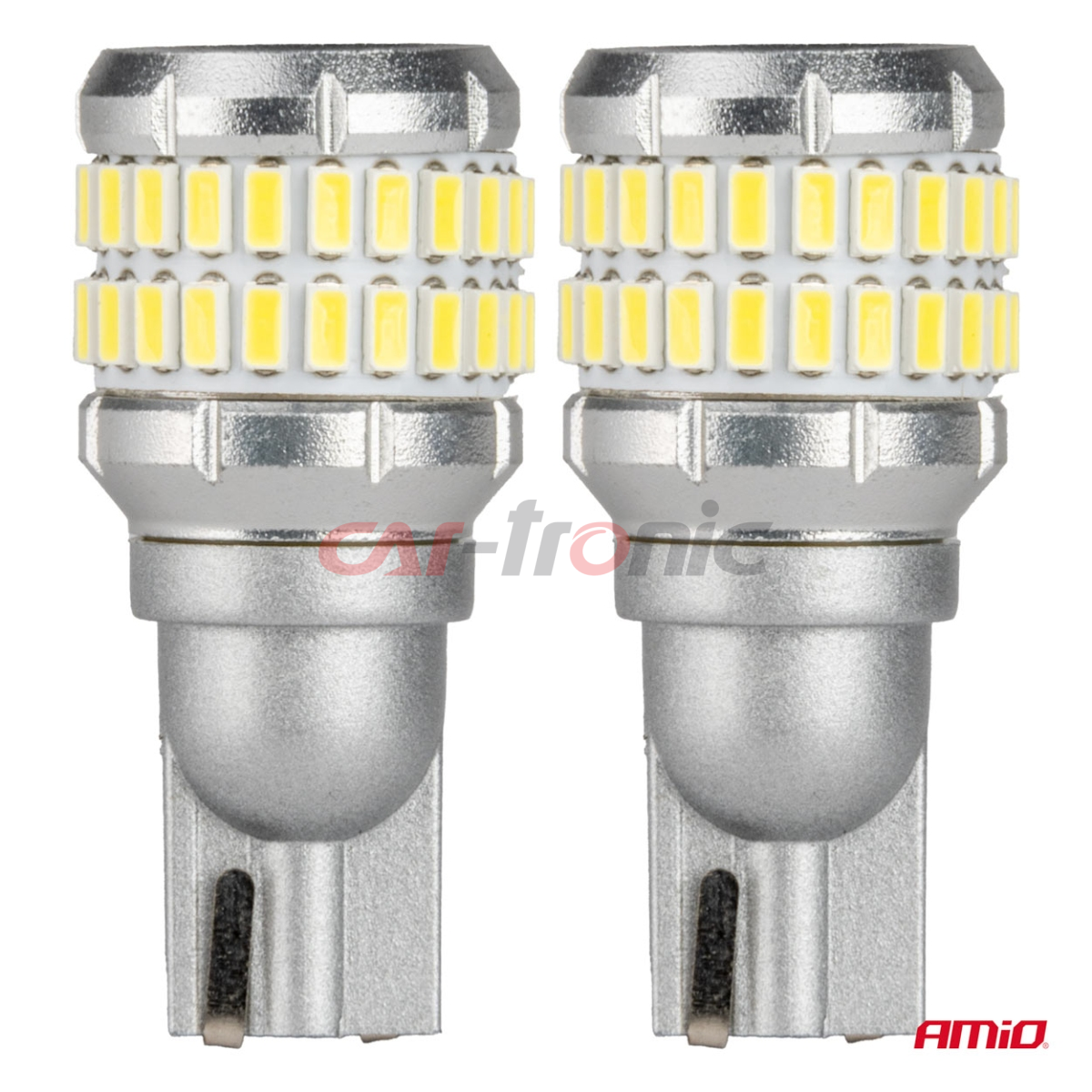 Żarówki LED CANBUS T15 W16W 48SMD 4SMD 3014 3030 White 12V 24V AMIO-04261