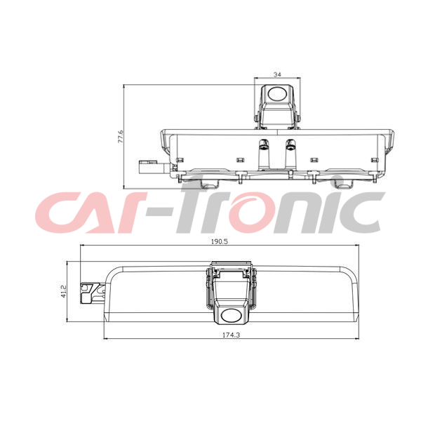 Kamera cofania VW Caddy 2003-2015