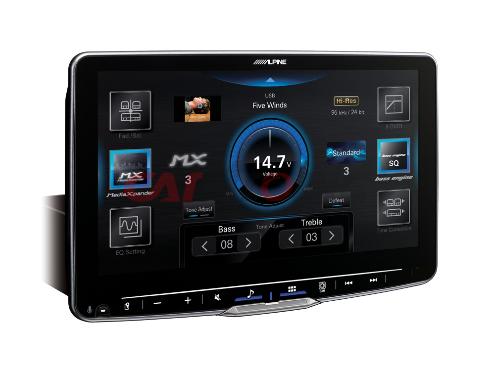 Stacja multimedialna 2 DIN Alpine ILX-F905D. Apple CarPlay i Android Auto