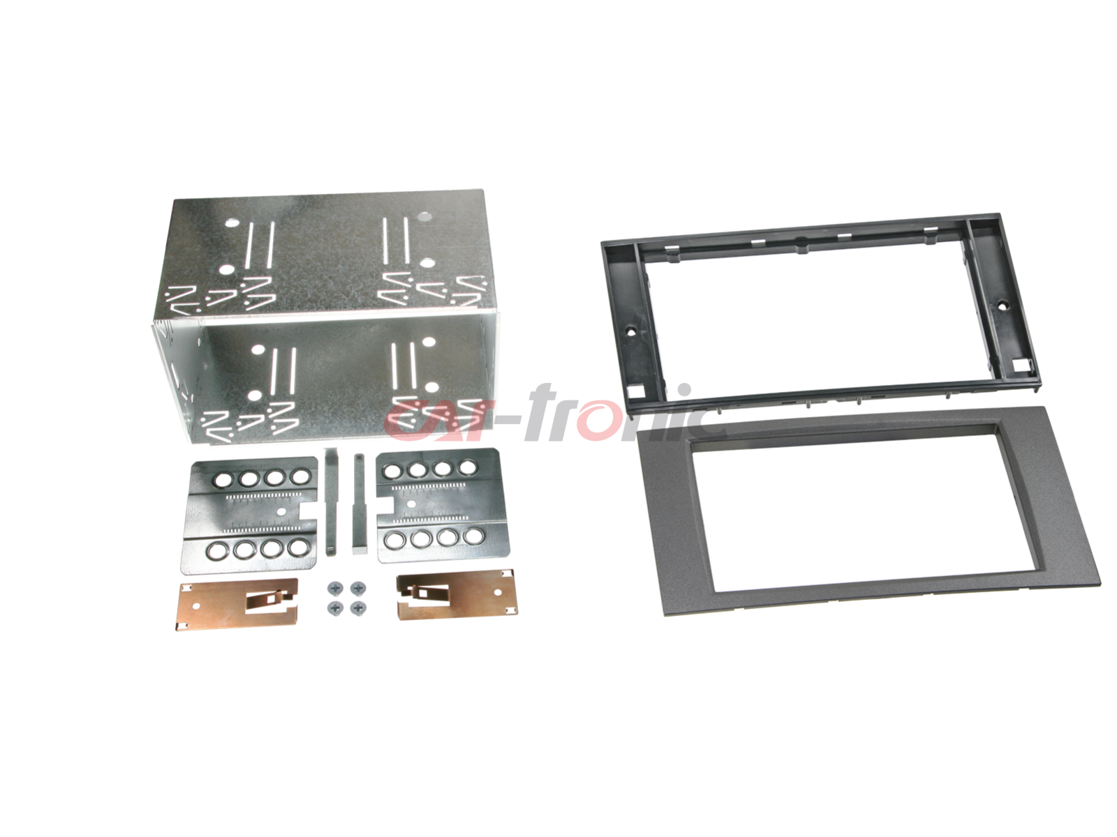 Ramka radiowa 2 DIN zestaw Ford Focus,C-Max 05-> antracyt