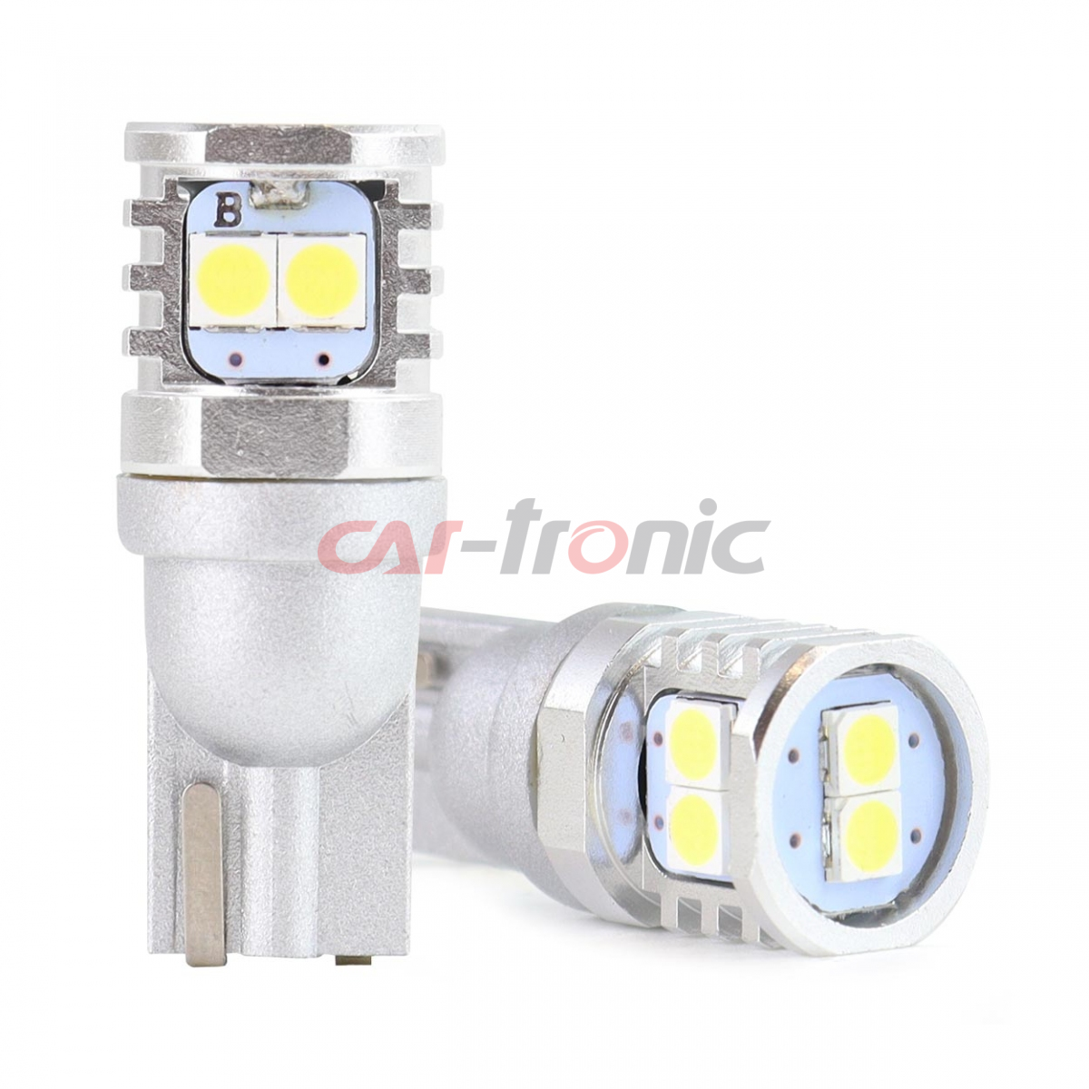 Żarówki LED CANBUS 3030 6SMD T10 W5W W10W White 12V 24V AMIO-02801