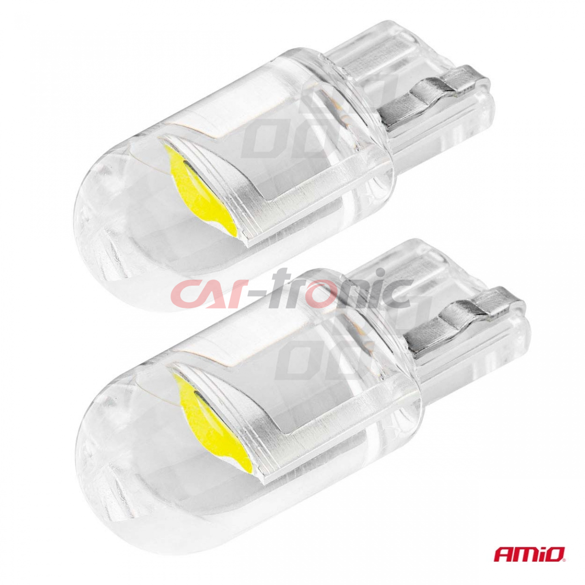 Żarówka LED STANDARD Clear White T10 W5W 12V biała 100 szt AMIO-02955